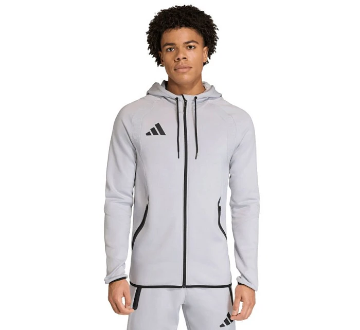 Pánská mikina adidas Tiro 26 Travel Sweat Hoodie šedá KF6077 pánské