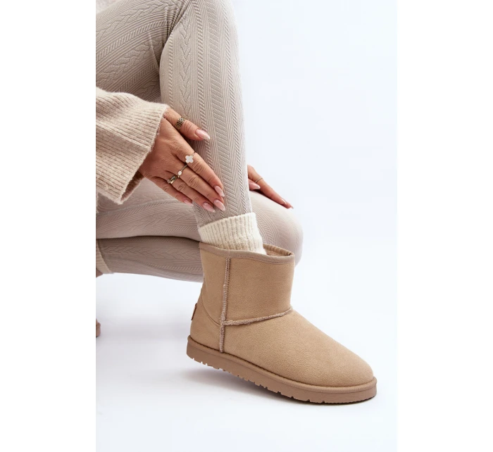 Dámské sněhule Cross Jeans MM2R4023C Beige Dámské sněhule Cross Jeans MM2R4023C Beige