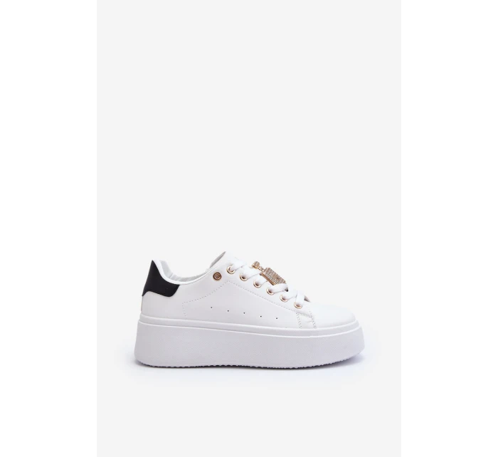 Dámské tenisky s ozdobou Bílé Celedria