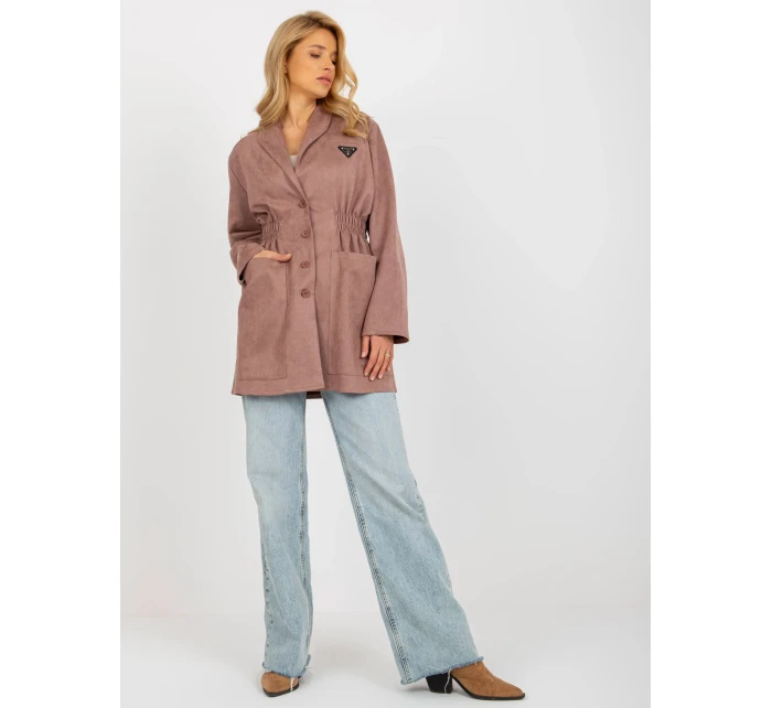 Dámský kabát LK PL  tmavě růžová  model 18171267 - FPrice
