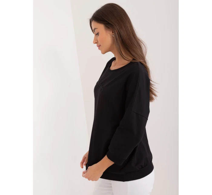 Bluzka RV BZ model 20148842 czarny - FPrice Bluzka RV BZ model 20148842 czarny - FPrice