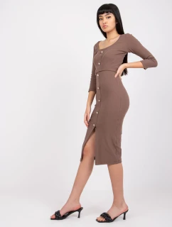 Sukienka RV SK model 21717596 brązowy - FPrice