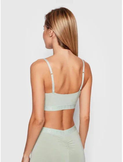 Dámská sportovní podprsenka Světle zelená model 15913495 - Guess Dámská sportovní podprsenka Světle zelená model 15913495 - Guess
