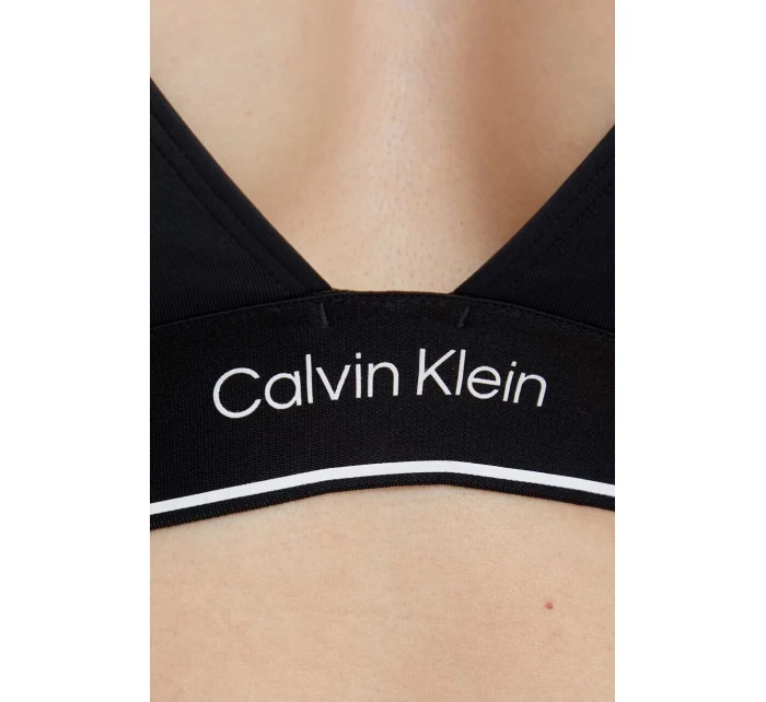 Dámská plavková podprsenka KW0KW02424 BEH černá - Calvin Klein