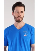 Pánské pyžamo dlouhé Loďka