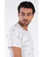 Pánské pyžamo šortky Plachetnice Pánské pyžamo šortky Plachetnice