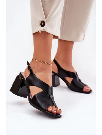 Sandály na podpatku model 212828 Step in style Sandály na podpatku model 212828 Step in style