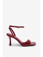 Sandály na podpatku model 222263 Step in style Sandály na podpatku model 222263 Step in style