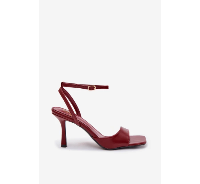 Sandály na podpatku model 222263 Step in style Sandály na podpatku model 222263 Step in style