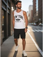 Pánské látkové bojové šortky černé model 21988579 - Dstreet