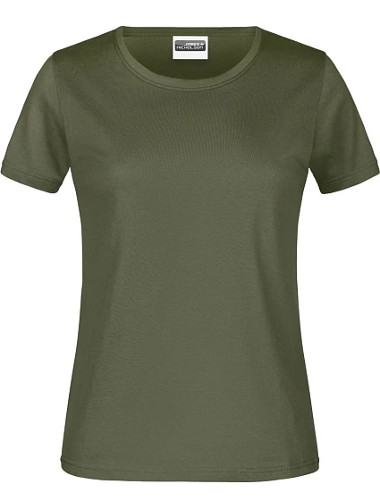 Daiber JN 789 Dámské tričko z těžké bavlny 02.0789 olive Daiber JN 789 Dámské tričko z těžké bavlny 02.0789 olive