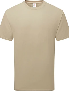 Fruit of the Loom Pure Cotton T Tričko z těžké bio bavlny 16.1362 desert sand