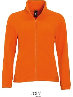 SOL'S North Women Dámská fleecová bunda 25.5450 orange