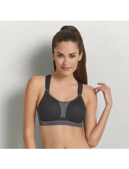 dynamiX star sportovní podprsenka X-Back 5537 black/anthracite - Active