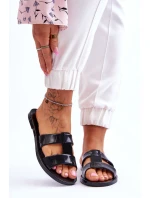 Módní pantofle  černé model 21615446 - Zaxy