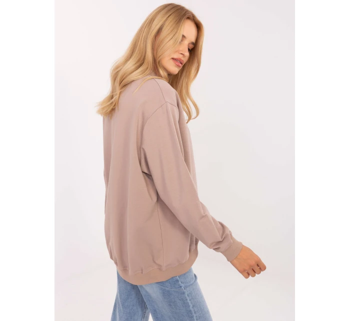 Bluza RV BL model 21308020 ciemny bezowy - FPrice Bluza RV BL model 21308020 ciemny bezowy - FPrice