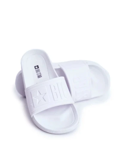 Dětské módní pantofle Big Star - bílé