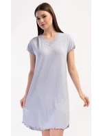 Dámská noční košile s krátkým rukávem Winter Dámská noční košile s krátkým rukávem Winter
