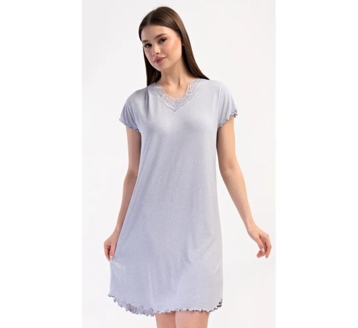 Dámská noční košile s krátkým rukávem Winter Dámská noční košile s krátkým rukávem Winter