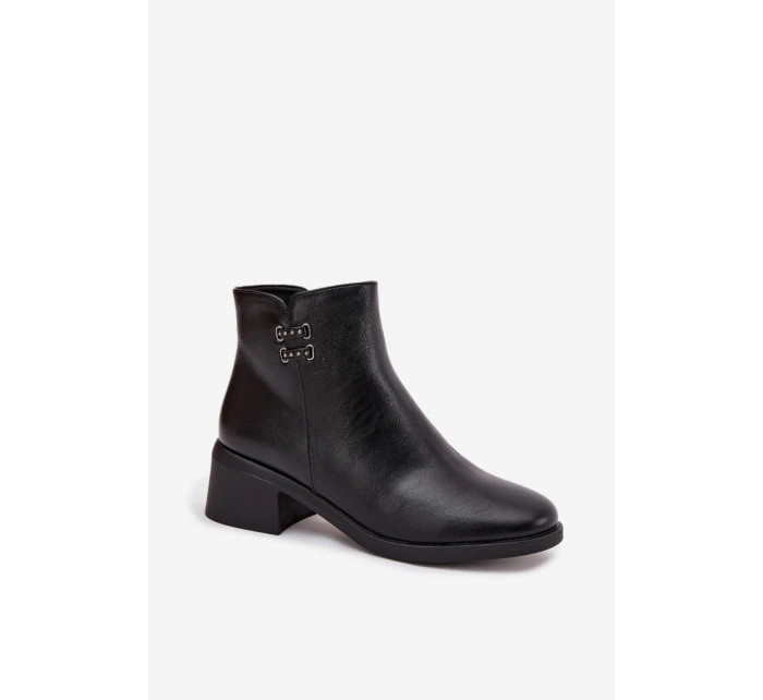 Boty na podpatku model 222522 Step in style Boty na podpatku model 222522 Step in style