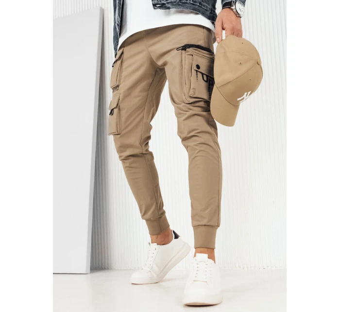 Pánské bojové kalhoty béžové Dstreet model 21973064 - FashionStreet