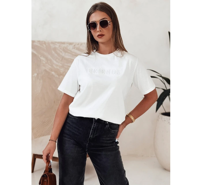 Dámské tričko FRIENDS ecru FashionStreet RY2574