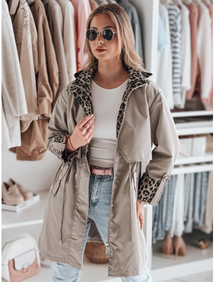 Dámská přechodná bunda PANTER béžová FashionStreet TY4801