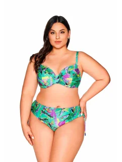 Vyztužená dámská plavková podprsenka full cup SK 210 model 20826511 Green Maxi - Ava