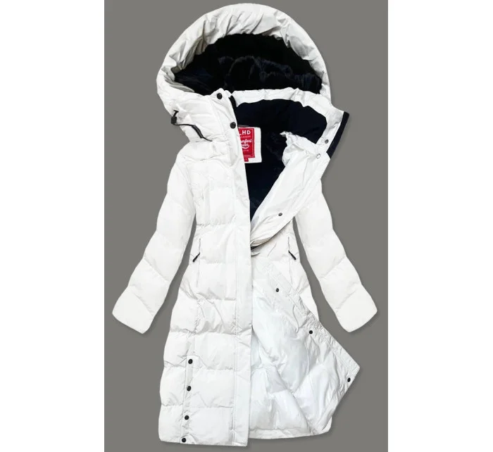 DŁUGA ZIMOWA KURTKA DAMSKA NA model 21245075 - LHD