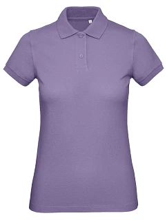 B&C Inspire Polo /women_° Dámské piqué polo z bio bavlny 01.0440 millennial lilac