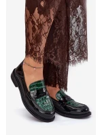 Lakované Kožené Dámské Mokasíny model 21691316 - VINCEZA