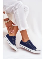 Dámské Nízké Tenisky Big Star model 21705176 Tmavě Modré - Big Star Shoes Dámské Nízké Tenisky Big Star model 21705176 Tmavě Modré - Big Star Shoes