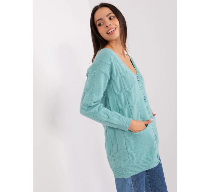 Sweter AT SW model 18909375 mietowy - FPrice