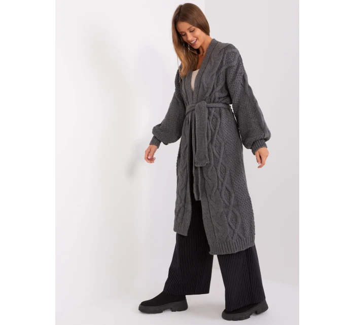 Cardigan BA SW 8020 1.36P tmavě šedá