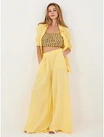 MI kalhoty SP 2563.02 světle žlutá MI kalhoty SP 2563.02 světle žlutá