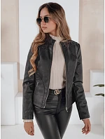 Dámská kožená bunda TY5201 černá - FashionStreet Dámská kožená bunda TY5201 černá - FashionStreet