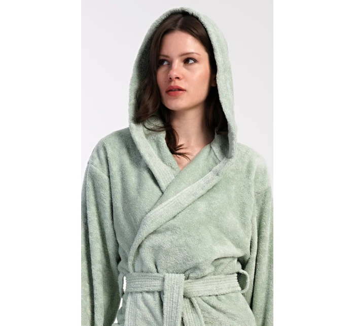 Dámský župan dlouhý s kapucí model 21240447 - Vienetta