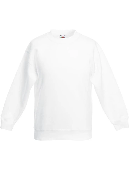 Fruit of the Loom Classic Kids Set-In Sweat Dětská mikina 16.2041 white Fruit of the Loom Classic Kids Set-In Sweat Dětská mikina 16.2041 white