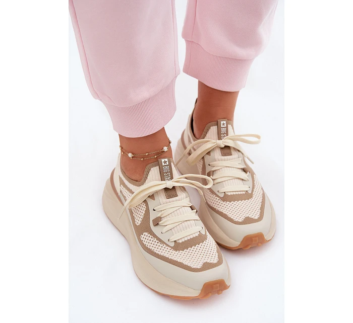 Dámské Sportovní Boty Big Star TT274571 HI-POLY SYSTEM Béžové Dámské Sportovní Boty Big Star TT274571 HI-POLY SYSTEM Béžové