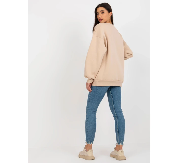 Dámská mikina EM BL 760.01 béžová - FPrice Dámská mikina EM BL 760.01 béžová - FPrice