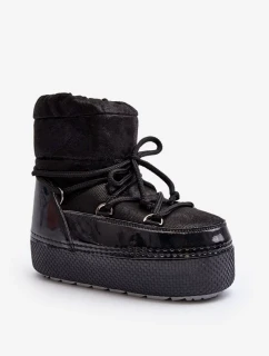 Dámské Sněhule S vázáním Black model 20043224 - Kesi