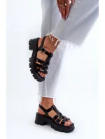 ZAXY Dámské sandály černé ZAXY Dámské sandály černé