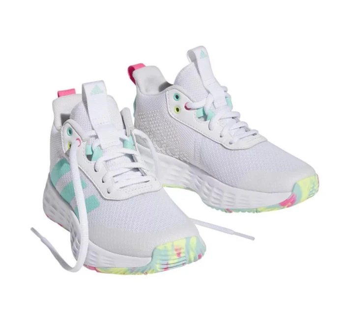 Junior Basketbalová obuv / tenisky Ownthegame 2.0 Jr IF2696 Bílá mix - Adidas