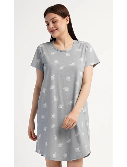 Dámské domácí šaty s krátkým rukávem model 22405588 - Vienetta Dámské domácí šaty s krátkým rukávem model 22405588 - Vienetta