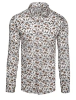 Pánská květovaná košile bílá Dstreet model 21989475 - FashionStreet