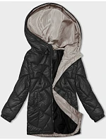 Černá dámská zimní prošívaná bunda model 21246192 - J.STYLE