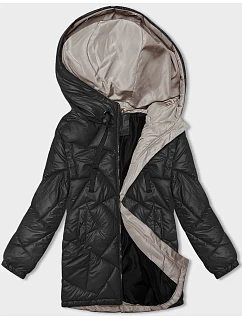Černá dámská zimní prošívaná bunda model 21246192 - J.STYLE