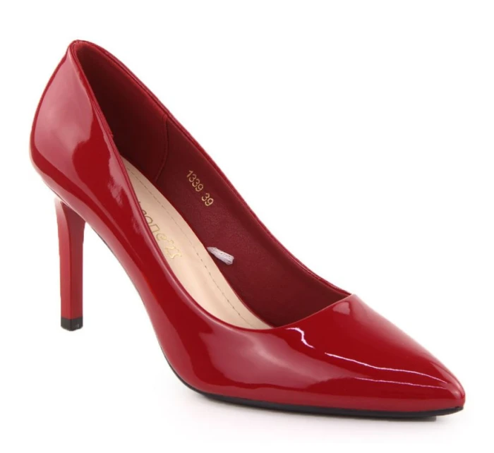 Černé dámské kožené tenisky na podpatku Sergio model 21904571 - LEONE Černé dámské kožené tenisky na podpatku Sergio model 21904571 - LEONE