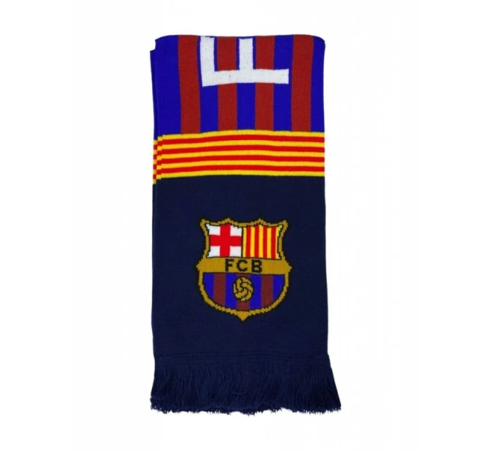 Dvojitá pletená šála FC Barcelona N24 5004BUD17