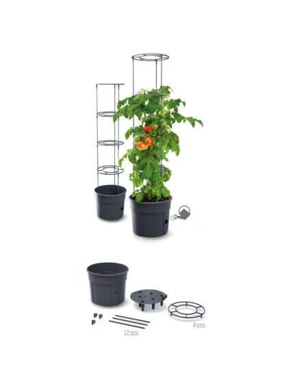 Rajčatový hrnec s žebříkem o objemu 28 l Rajčatový hrnec s žebříkem o objemu 28 l